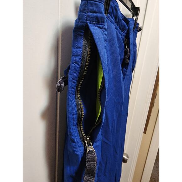 Gap Womens XS 27-28 Blue Snow Pants Windbreake Lined Adjustable Waist Pockets - Picture 6 of 9
